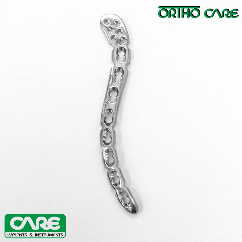 Пластина ключична латеральна S-подібна з кутовою стабільністю під гвинти Ø 2,7/3,5 мм, права